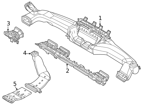 Ducts for 2025 Genesis GV80 Coupe #0