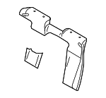 52207266504 - Body: Upper Pad for BMW: 640i, 640i xDrive, 650i, 650i xDrive Image