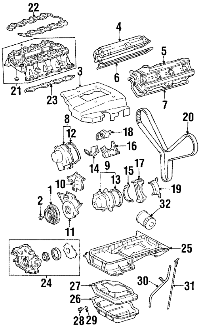 1340750030 - Engine: Crankshaft Damper for Lexus Image