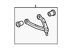 19354098 - Suspension: Upper Control Arm for Hummer: H3, H3T Image