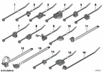 61138383722 - Vehicle Electrical System: Cable Tie for BMW: 128i, 135i, 228, 228i, 230i, 230iX, 320i, 320iX, 323Ci, 323i, 325Ci, 325i, 325xi, 328Ci, 328d, 328dX, 328i, 328iX, 328xi, 330Ci, 330e, 330eX, 330i, 330iX, 330xi, 335d, 335i, 335is, 335iX, 335xi, 340i, 340iX, 428i, 428iX, 430i, 430iX, 435i, 435iX, 440i, 440iX, 525i, 525xi, 528i, 528iX, 528xi, 530e, 530eX, 530i, 530iX, 530xi, 535d, 535dX, 535i, 535iX, 535xi, 540dX, 540i, 540iX, 545i, 550eX, 550i, 550iX, 640i, 640iX, 645Ci, 650i, 650iX, 740eX, 740i, 740iX, 740LdX, 740Li, 740LiX, 745eX, 745i, 745Li, 750eX, 750i, 750iX, 750Li, 750LiX, 760i, 760iX, 760Li, 840i, 840iX, BMW ALPINA B6, BMW ALPINA B7, BMW ALPINA B7L, BMW ALPINA B7LX, BMW ALPINA B7X, BMW ALPINA B8, BMW ALPINA V8, BMW ALPINA XB7, Hybrid 3, Hybrid 5, Hybrid 7, Hybrid 7L, Hybrid X6, i3 120Ah, i3 120Ah Rex, i3 60Ah, i3 60Ah Rex, i3 94Ah, i3 94Ah Rex, i3s 120Ah, i3s 120Ah Rex, i3s 94Ah, i3s 94Ah Rex, i4 eDrive35, i4 eDrive40, i4 M50, i4 M50 xDrive, i4 M60 xDrive, i4 xDrive40, i5 eDrive40, i5 M60 xDrive, i5 xDrive40, i7 eDrive50, i7 M70 xDrive, i7 xDrive60, i8, iX M60, iX M70 xDrive, iX xDrive40, iX xDrive45, iX xDrive50, iX xDrive60, M Coupé, M2, M2 CS, M235i, M240i, M240iX, M3, M3 Comp. M xDrive, M3 Competition, M3 CS, M340i, M340iX, M4, M4 Comp. M xDrive, M4 Competition, M4 CS, M4 CSL, M440i, M440iX, M5, M5 CS, M550iX, M6, M760iX, M8, M850iX, X1 28i, X1 28iX, X1 35iX, X1 M35iX, X2 28i, X2 28iX, X2 M35iX, X3 2.5i, X3 28dX, X3 28i, X3 28iX, X3 3.0i, X3 3.0si, X3 30 xDrive, X3 30eX, X3 30i, X3 30iX, X3 35iX, X3 M, X3 M40iX, X3 M50 xDrive, X4 28iX, X4 30iX, X4 35iX, X4 M, X4 M40iX, X5 3.0i, X5 3.0si, X5 3.5d, X5 35dX, X5 35i, X5 35iX, X5 4.4i, X5 4.6is, X5 4.8i, X5 4.8is, X5 40eX, X5 40i, X5 40iX, X5 45eX, X5 50eX, X5 50iX, X5 M, X5 M Comp., X5 M50iX, X5 M60iX, X6 35i, X6 35iX, X6 40i, X6 40iX, X6 50iX, X6 M, X6 M Comp., X6 M50iX, X6 M60iX, X7 40iX, X7 50iX, X7 M50iX, X7 M60iX, Z3 1.9, Z3 2.5, Z3 2.5i, Z3 2.8, Z3 3.0i, Z3 M3.2, Z4 2.5i, Z4 28i, Z4 3.0i, Z4 3.0si, Z4 30i, Z4 35i, Z4 35is, Z4 M3.2, Z4 M40i, Z8 Image image