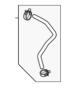 587254R000 - Body: Reservoir Hose for Kia: Optima Image