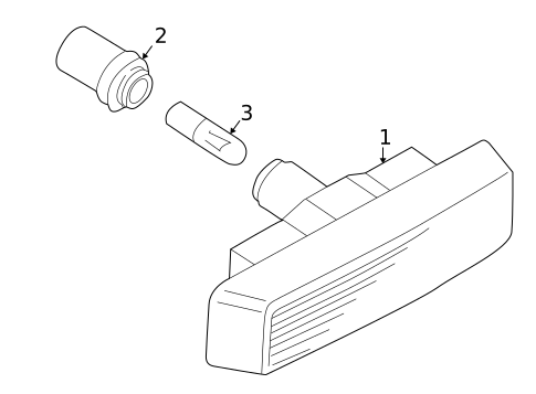 Side Marker & Signal Lamps for 2001 BMW 540i #0