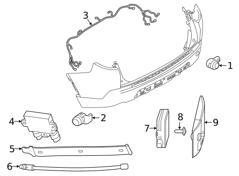 Parking Aid for 2017 Land Rover Discovery Sport #2