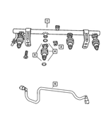 4891779AA - : Fuel Injector for Dodge: Caliber Image