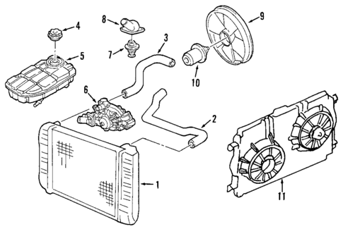 Cooling System for 2004 Chevrolet Corvette #0
