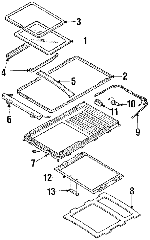 Sunroof for 2000 Isuzu Trooper #0