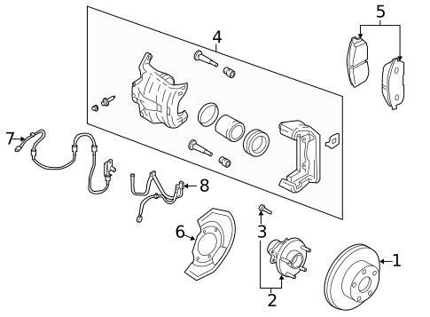 Anti-Lock Brakes for 2003 INFINITI G35 #2