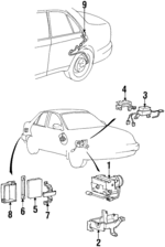9566128000 - : Control Module Upper Bracket for Hyundai Image