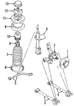 4180263G64 - : Suspension Strut for Suzuki Image