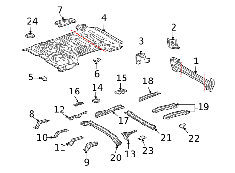 Rear Body for 2009 Lexus LX570 #0