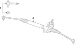 5272822AJ - Steering: Steering Gear for Chrysler: 200 | Dodge: Avenger Image