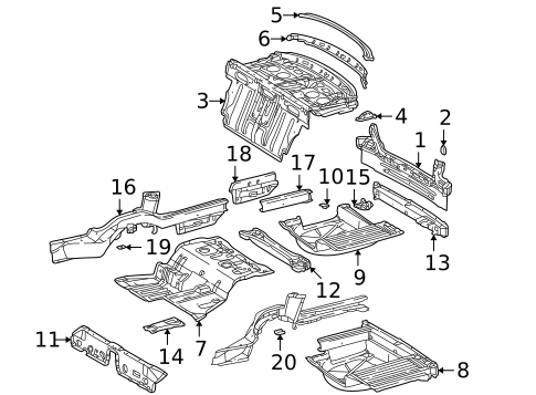 Rear Body for 2001 Mercedes-Benz E55 AMG #0