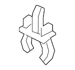 95855222300 - Body: Holder for Porsche: Cayenne, Macan, Panamera Image