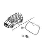 68722329AA - Glass: Windshield for Mopar Image