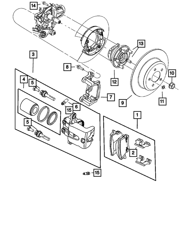 5137687AD - : Disc Brake Caliper Adapter for Mopar Image