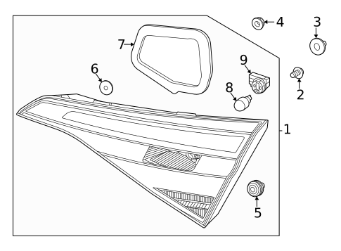 Tail Lamps for 2024 Honda Civic #2
