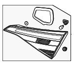 34155T20A01 - : Backup Lamp Assembly for Honda: Civic Image