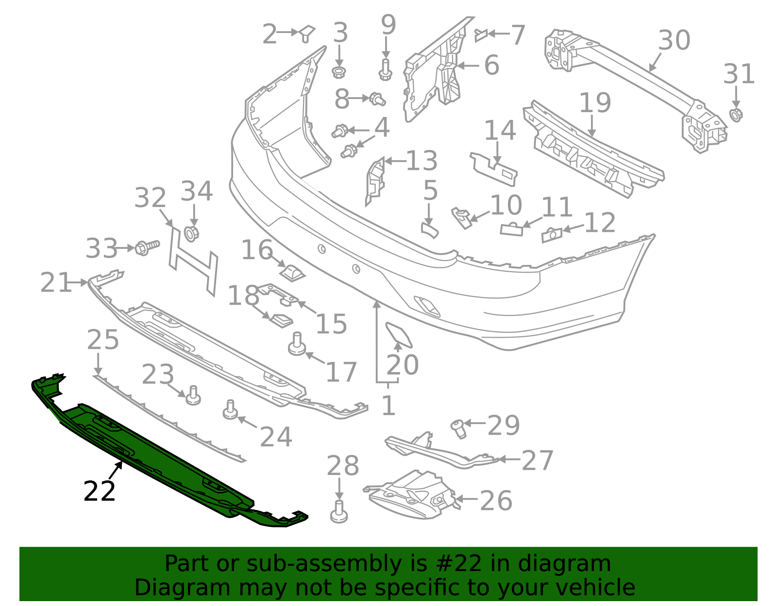 Genuine Protect Plate for 2017-2020 Volvo S90 | Part