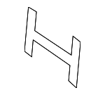 31420107 - Body: License Bracket for Volvo Image