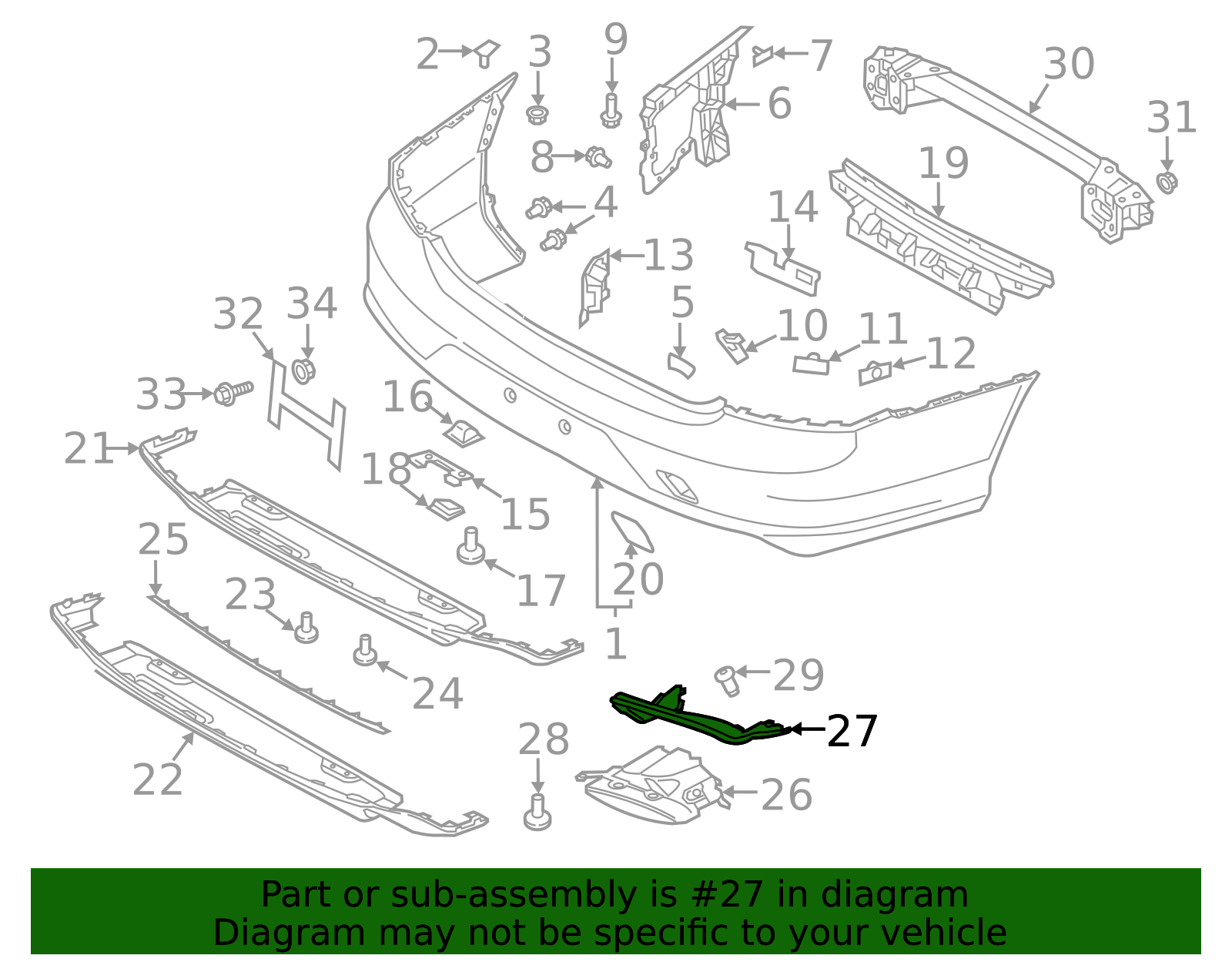 2017-2020 Volvo Trim Plate Bracket - Driver's Side (LH) 31455996 ...