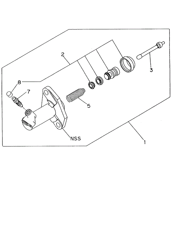 MT Clutch Slave Cylinder for 1997 Honda Passport #0