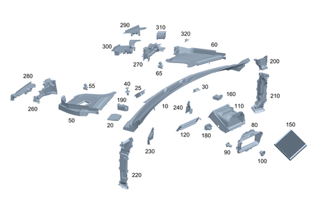 Water Baffle with Intake Shell for 2021 Mercedes-Benz GLE63 AMG S #0