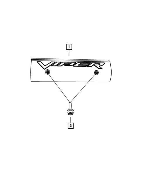 Engine Identification, Service Engines & Engine Service Kits for 2010 Dodge Viper #1