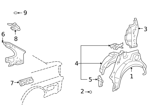 Inner Structure for 2000 Toyota Echo #0