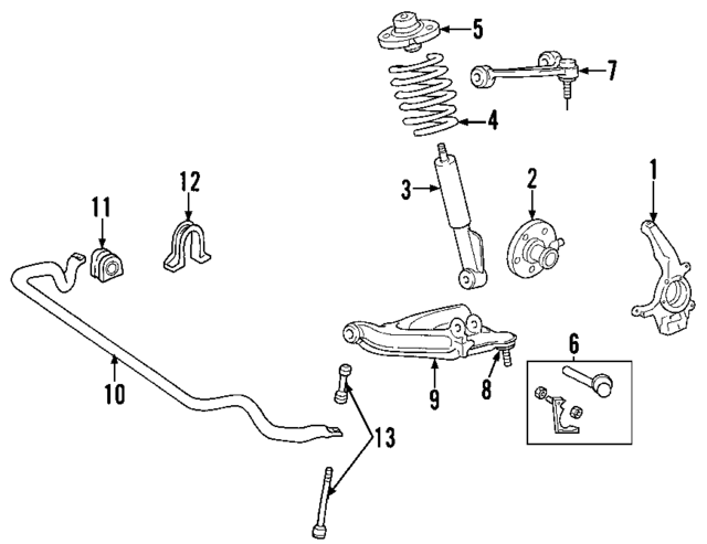 ASH1210 - Suspension: Shock Absorber for Ford Image