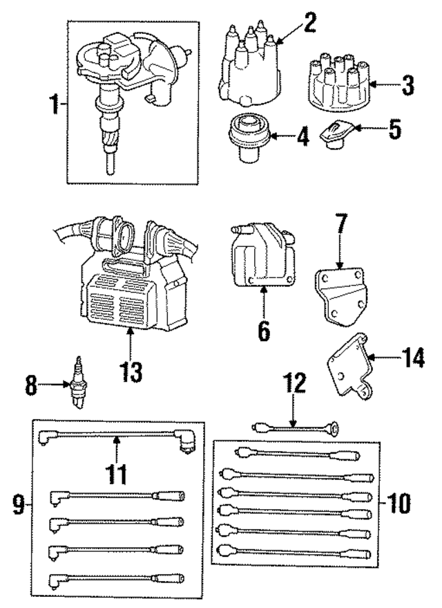 56041863AB - Electrical: Ignition Coil Lead Wire for Mopar Image