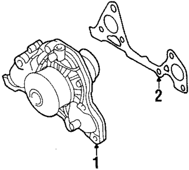 MD978764 - Cooling System: Water Pump Assembly for Mopar Image