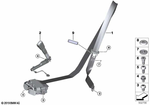 72117318350 - : Upper Belt, Front Right for BMW Image
