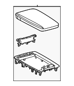 5890548160A1 - Body: Armrest Door for Lexus: RX350, RX350h, RX450h+, RX500h Image