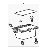 588040E780C0 - Body: Compartment for Lexus: RX350, RX350h Image