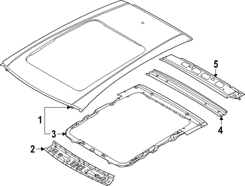 Roof & Components for 2025 Nissan Armada #1