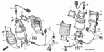 36534RDJA00 - Engine: STAY, FR. OXYGEN SENSOR for Acura Image