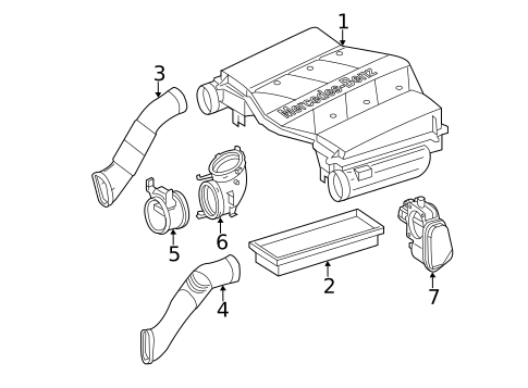 Air Intake for 2009 Mercedes-Benz R350 #0