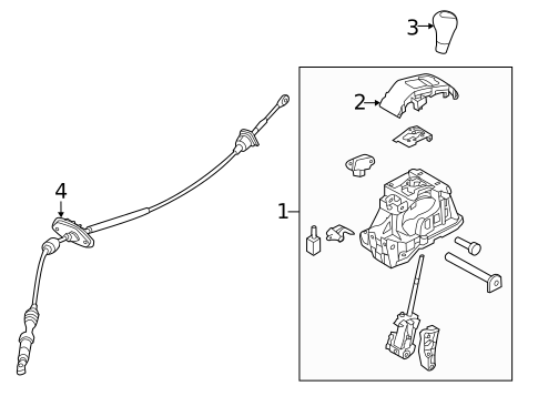 Gear Shift Control for 2013 Hyundai Elantra Coupe #0