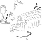 21007017 - Emission System: Vapor Canister Bracket for GM Image