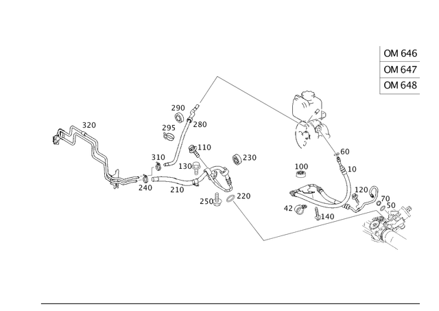 94990641164 - Steering: Clamp for Mercedes-Benz: CLS500, CLS55 AMG, CLS550, CLS63 AMG, E320, E500, E55 AMG Image image