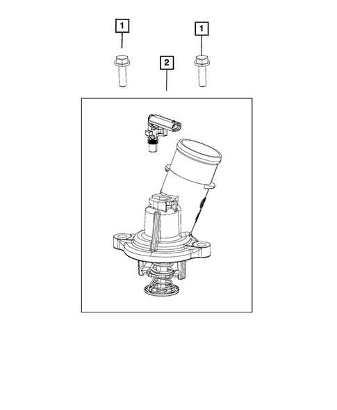 Water Pump and Related Parts for 2015 Ram 3500 #2