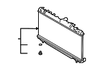 45111AE00A - : RADIATOR ASSY [ 2.5 AUTO TRANS CAR ] for Subaru Image