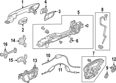 Lock & Hardware for 2022 Honda Civic #3