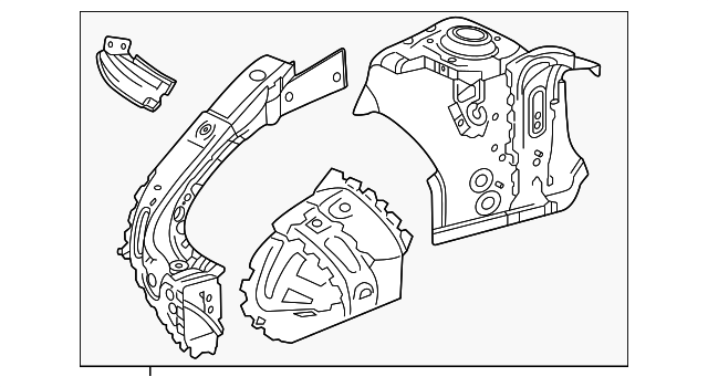2025-2026 Chevrolet Equinox Apron Assembly 26480210 GM | GMPartsDirect.com