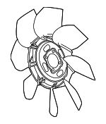 8151270560 - : Fan Blade for Isuzu Image