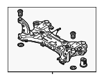 62405G3050 - Suspension: Engine Cradle for Hyundai: Elantra GT, Veloster Image