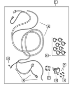 6104507AA - Mopar Accessories - Component Parts: Pan Head Screw for Mopar Image