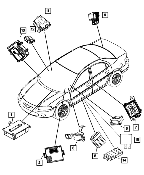 Modules for 2005 Chrysler Sebring #0