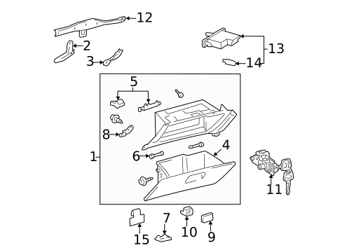 Instrument Panel for 1999 Toyota Solara #1